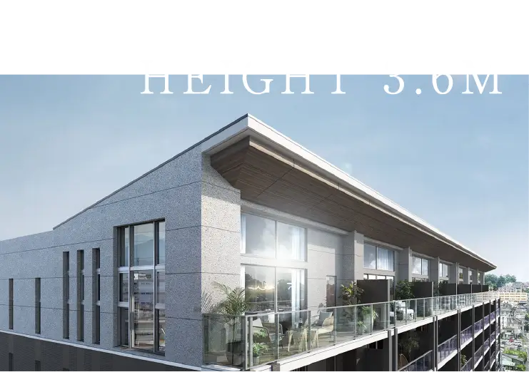 CEILING HEIGHT 3.6M
