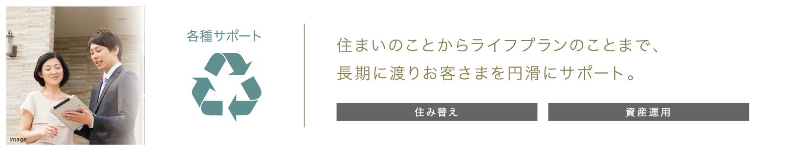 各種サポート