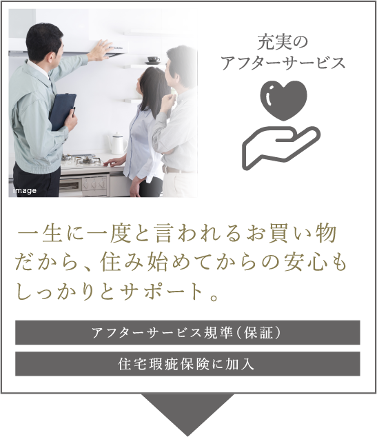 充実のアフターサービス